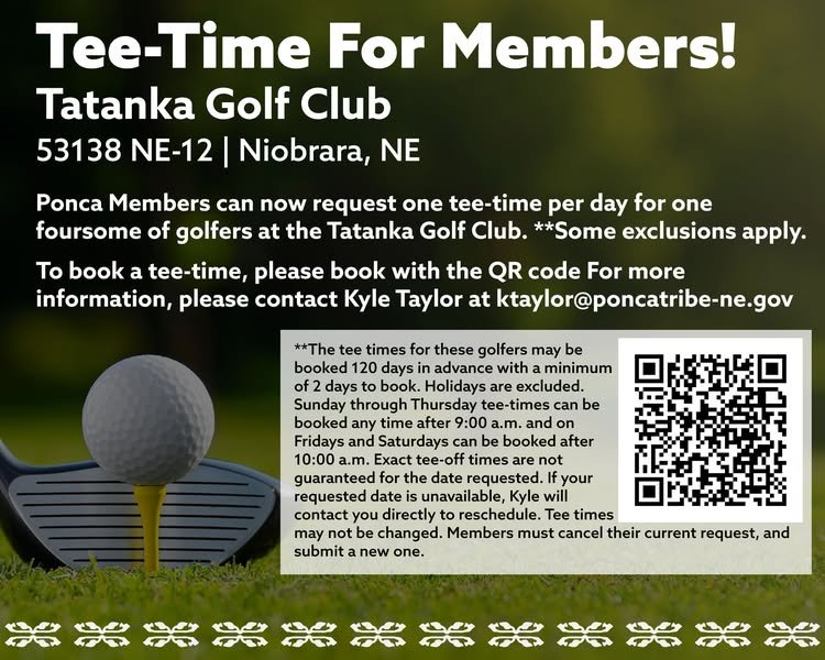 Tee-Time For Members at Tatanka Golf Club.!