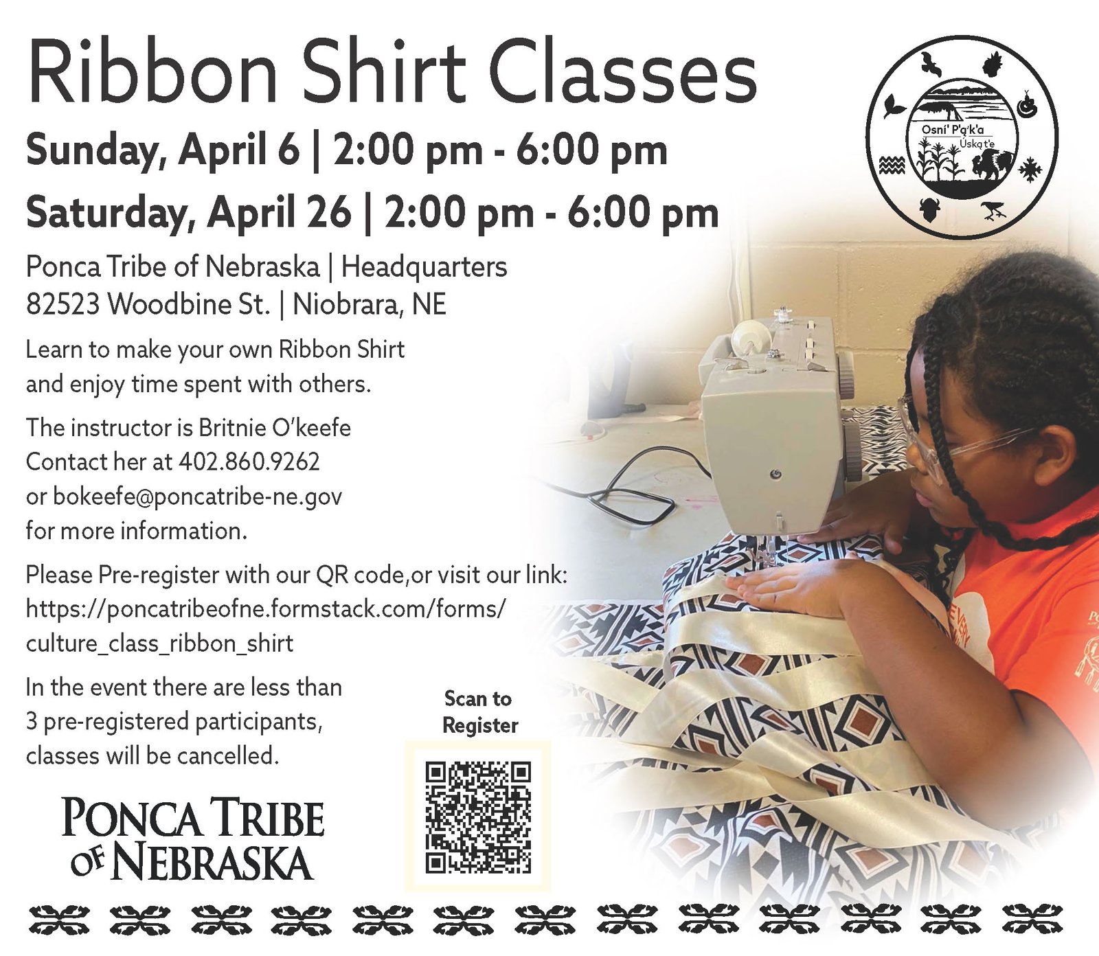 Ribbon Shirt Classes – Niobrara