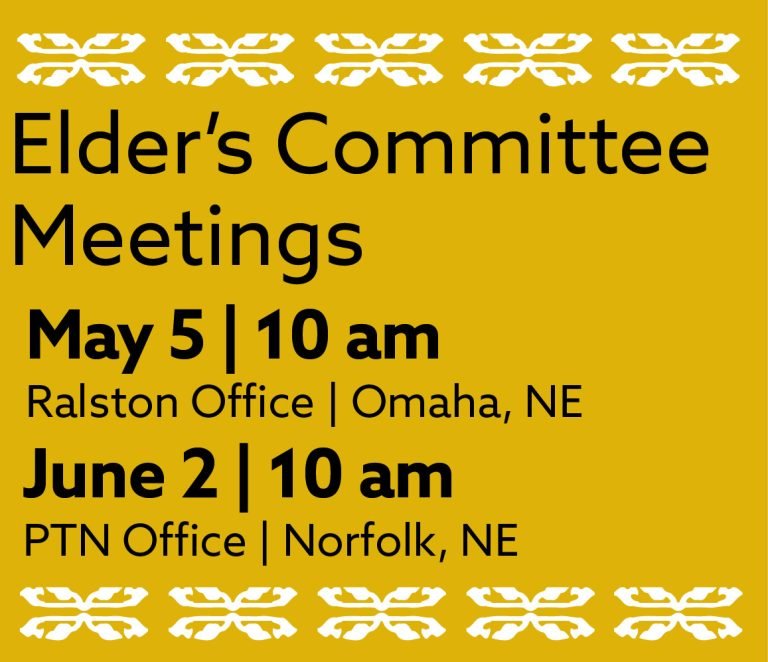 UPDATE: Elders Committee Meeting on June 2 will be held at the Norfolk Transit Building