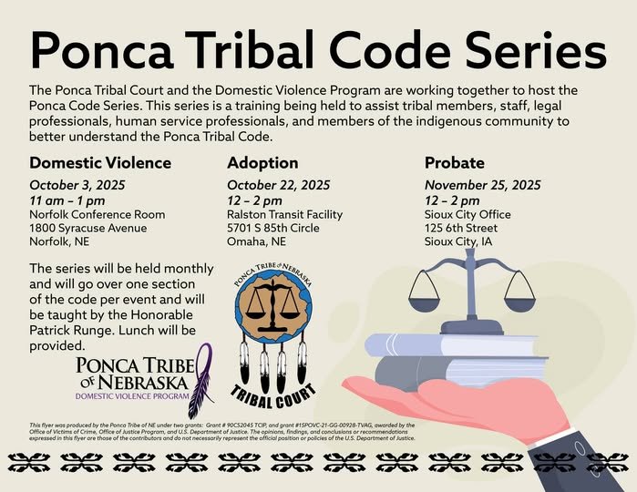 Ponca Tribal Code Series (Probate)