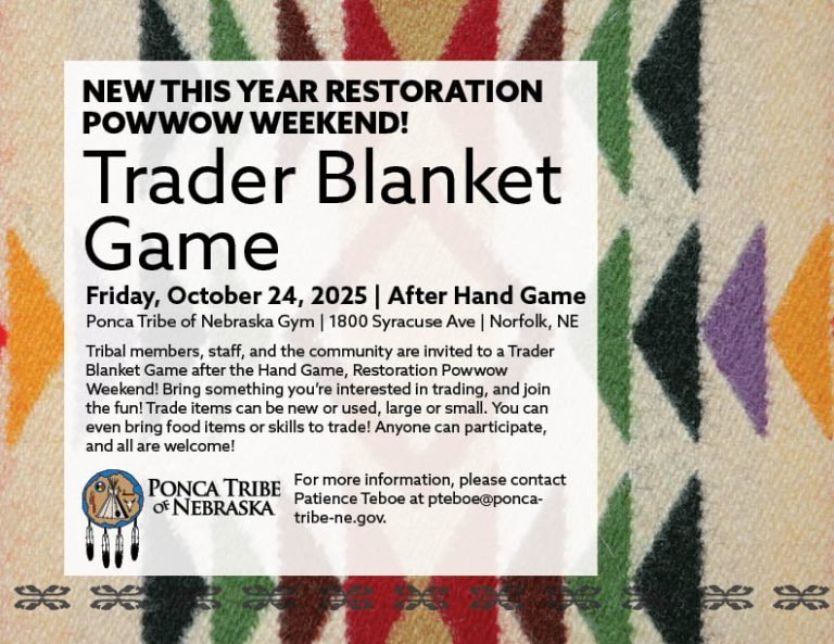 New at Restoration Powwow this Year: Trader Blanket Game!