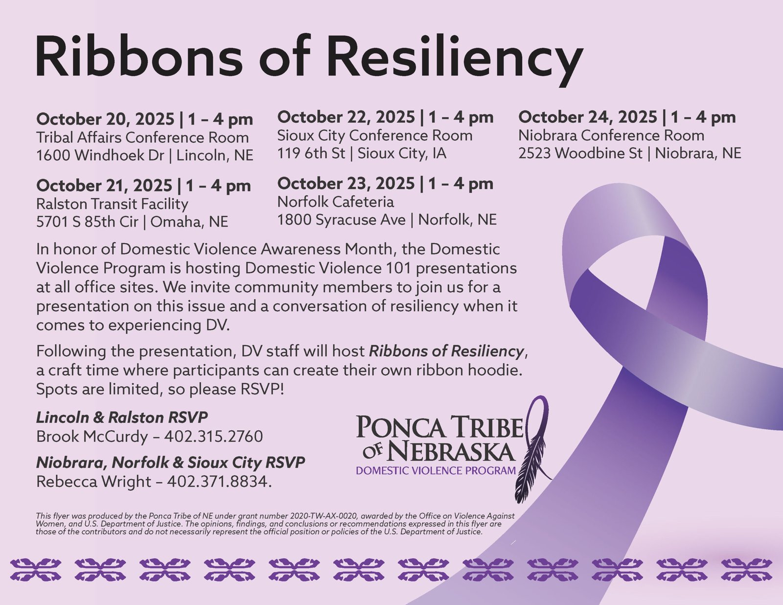 Ribbons of Resiliency